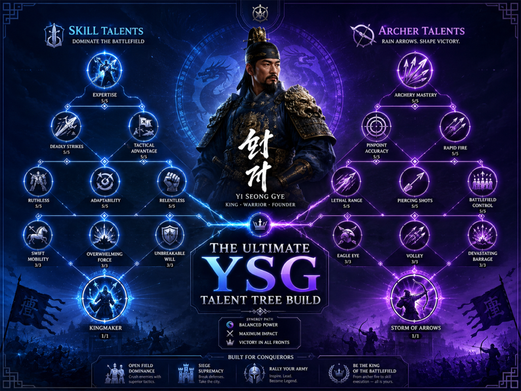 Rise of Kingdoms Yi Seong Gye Guide: Skills, Talent Tree & Best Combos