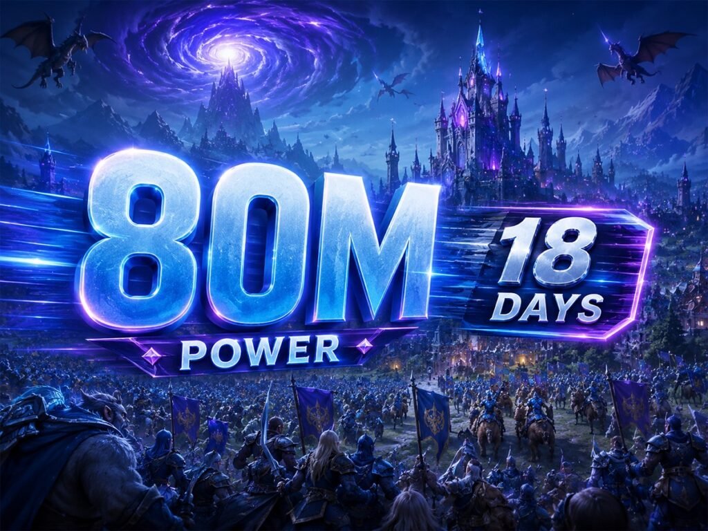 Call of Dragons 80 Million Power in 18 Days: Realistic or Risky؟