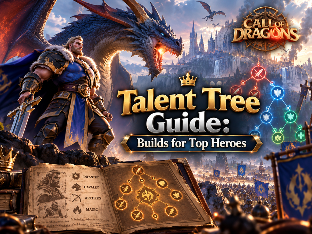 Call of Dragons Talent Tree Guide: Builds for Top Heroes