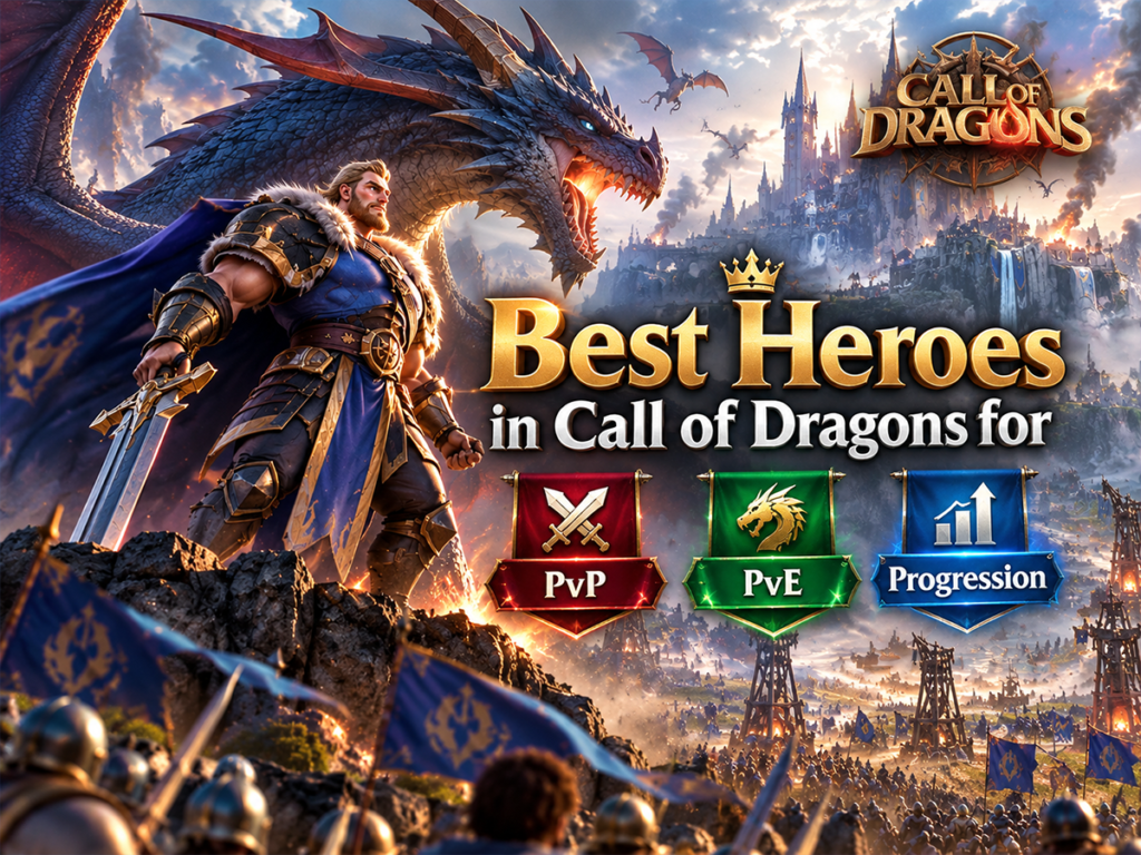 Best Heroes in Call of Dragons for PvP, PvE and