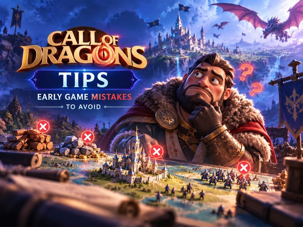 Call of Dragons Tips: Early Game Mistakes to Avoid